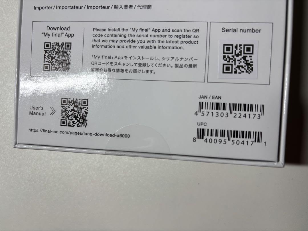 final a6000【未使用】 A6000｜final 公式ストア