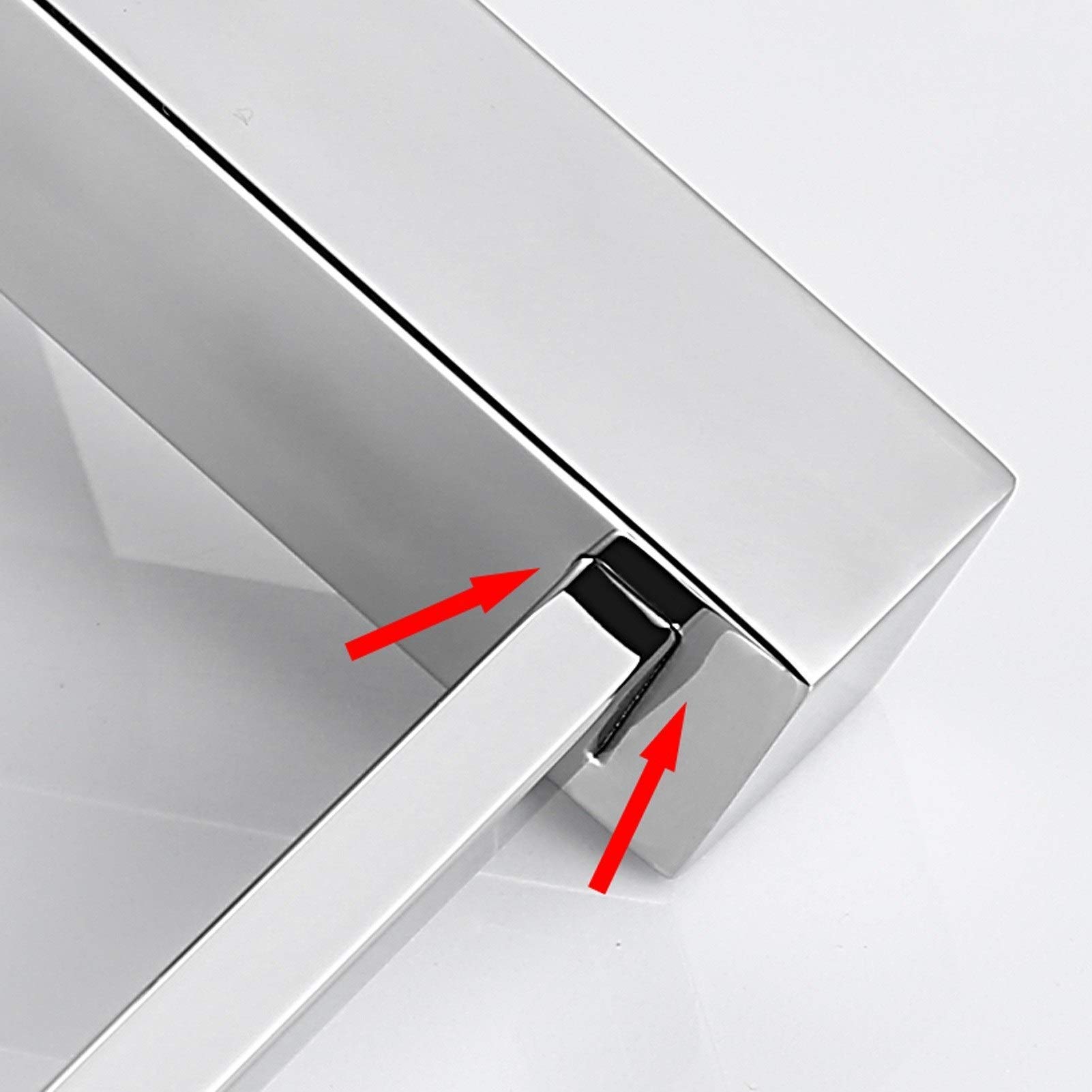 SOVORM Riel de Barra de Toalla montado en la Pared, Barra de Barra de Toalla de Cocina Colgante Sus de Soporte de toallero de baño / 50 cm The New