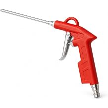 Kompres r Uyumlu Metal Hava Tabancas  10 cm Nikel  fleme Temizleme Tabancas  1/4 Giri