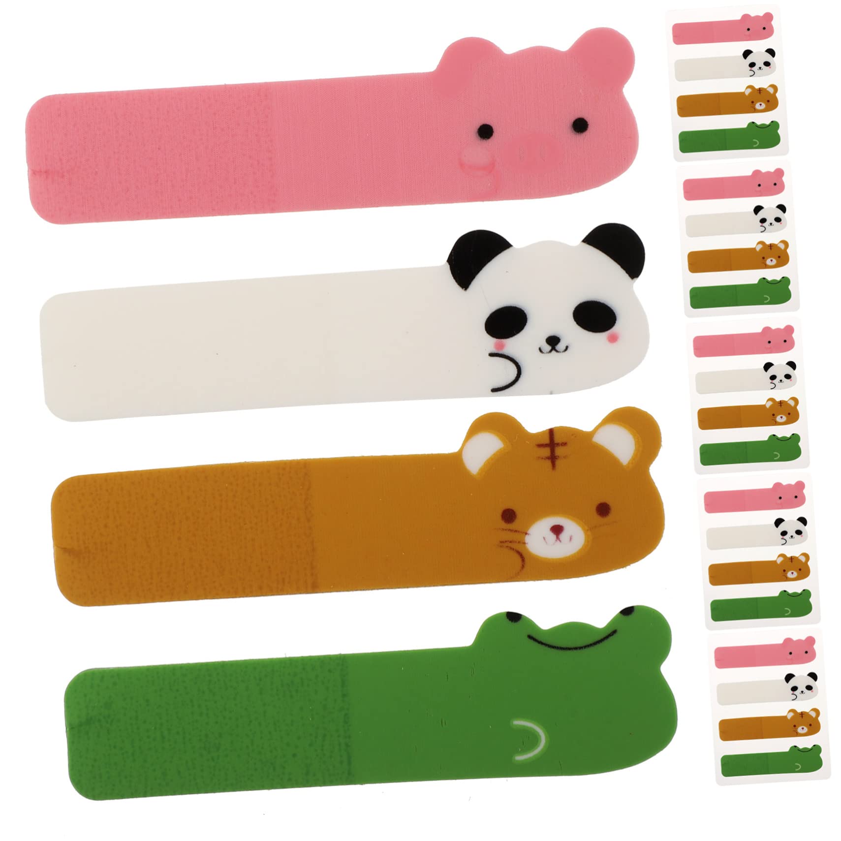 NUOBESTY 5 Juegos De Marcadores De Página Autoadhesivos De Papelería Marcadores De Página Kawaii Suministros Para Anotaciones De Libros 6 Paquetes X 5