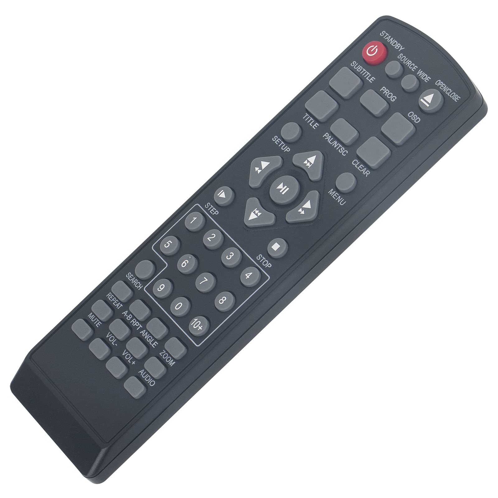VINABTY PLA20DP001A Replacement Remote Control PLA20DP001A Remote Control Replaced for Polaroid PLA20DP001A Compact HDMI DVD Player for POLAROID PLA20DP001A DVD PLAYER Remote Control - Image 3