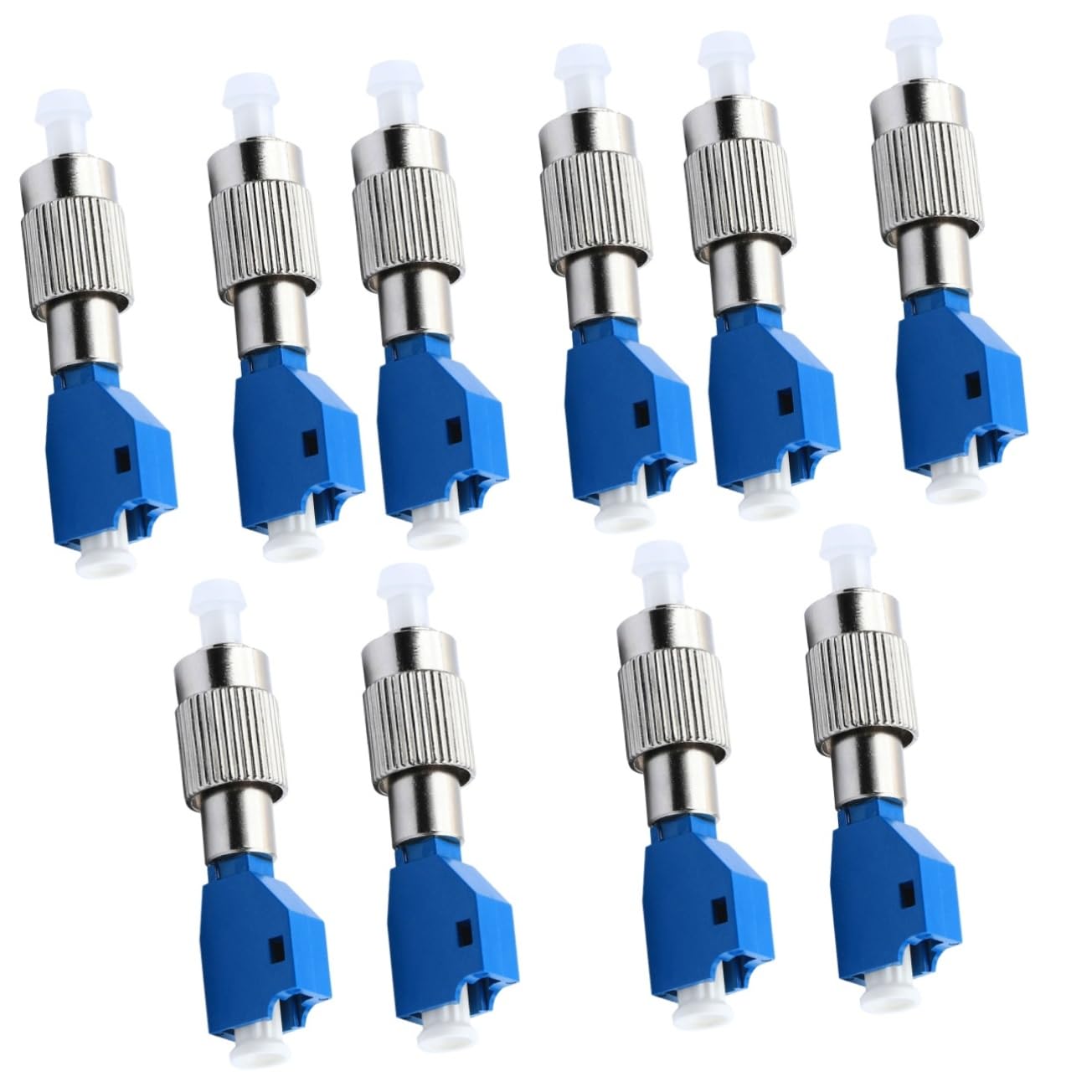 5 Sätze Fc Male Zu Lc Female Adapter Hybrid Optische Für Telekommunikation Catv Hohe Geringer Einfügedämpfung Leicht Tragbar Wiederverwendbar 2 Stücke * 5