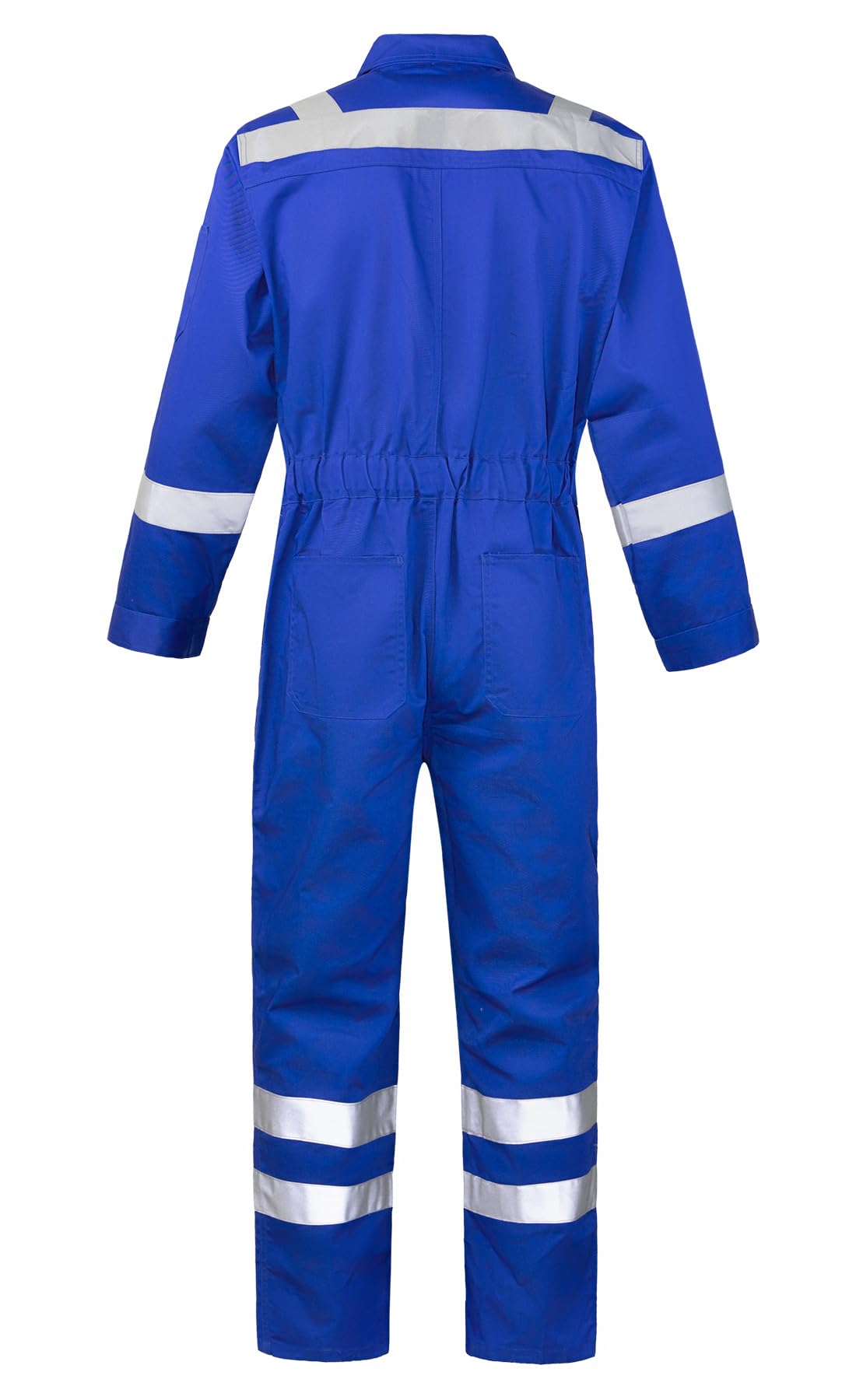 Mono de Trabajo Hombre Reflectante Ropa de Trabajo Mono Traje de Mecanico Alta visibilidad Buzo de Trabajo Pintura Mono Trabajo para Construccion, Azul real, XL