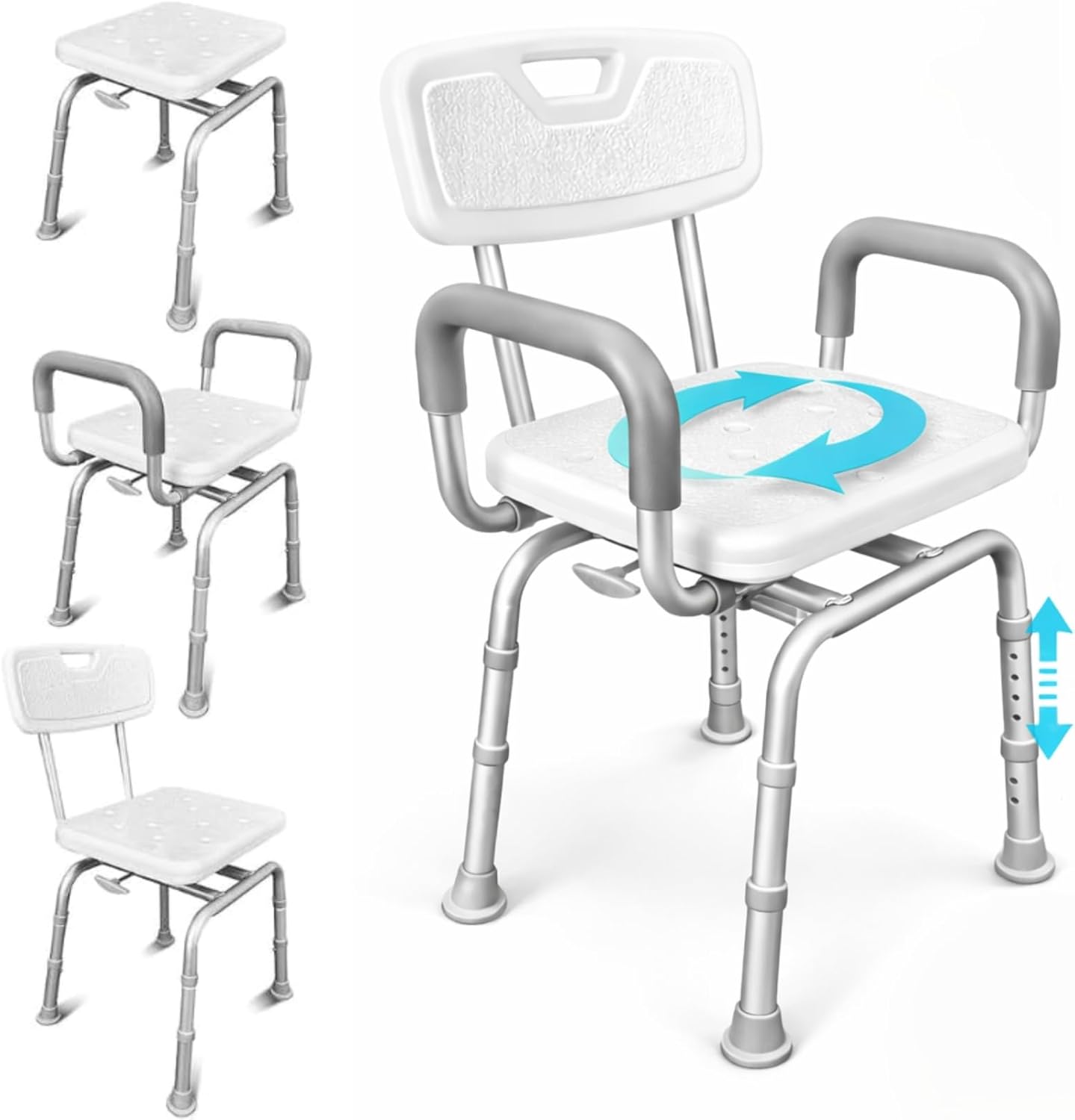 Vive Swivel Shower Chair Review: 360 Rotating Seat for Elderly Seniors and Bathroom Mobility Safety