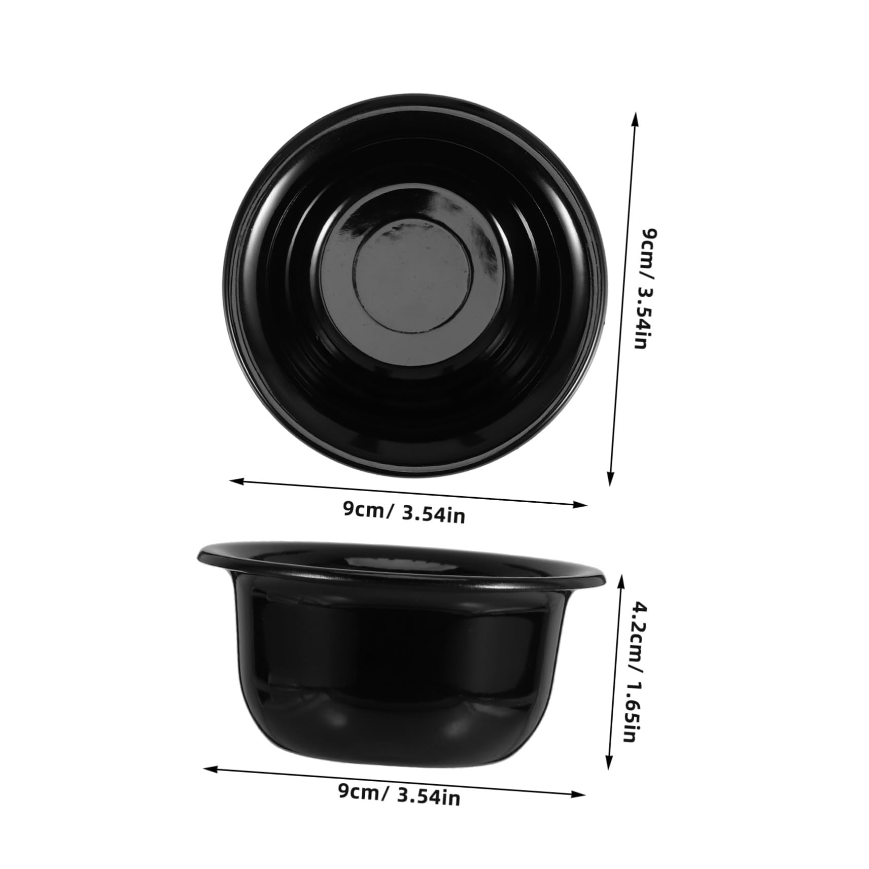 Healeved Men's Shaving Bowl Plastic Shaving Mug for Beard Shave Lather Bowl Soap Container