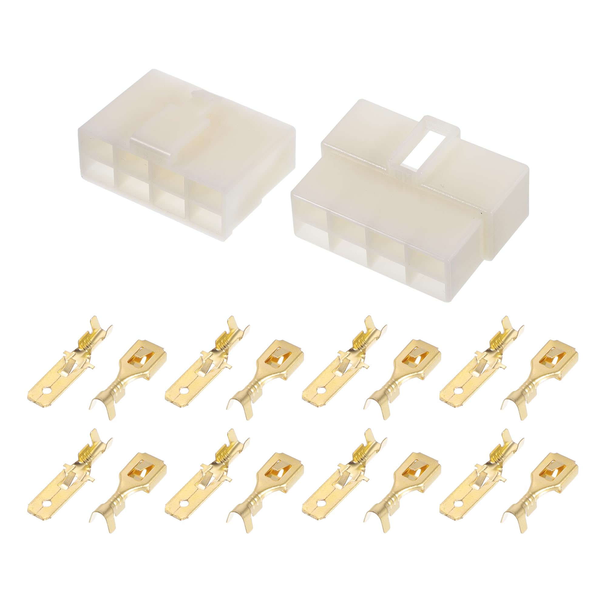 JST ZH 1.5 Mm Pitch 8-Pin Electronic Computer Connector IC Male Plugs Female Sockets Housing T Shaped Crimp Terminal Kit 50 Sets 500 Pieces Wire To B - View #3
