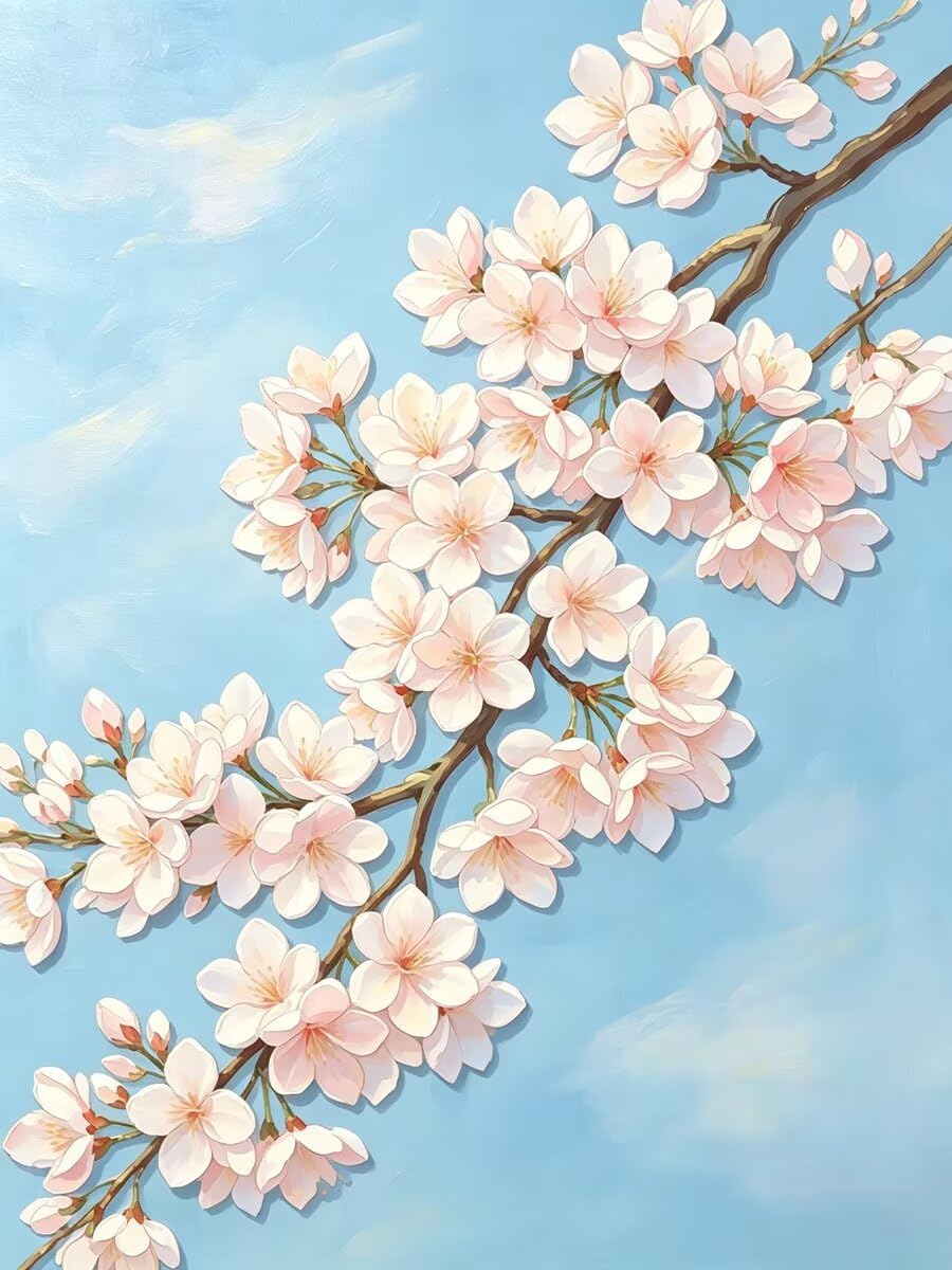 Diamond Painting Erwachsene & Kinder Blume 5D DIY Set 60x80cm-1996