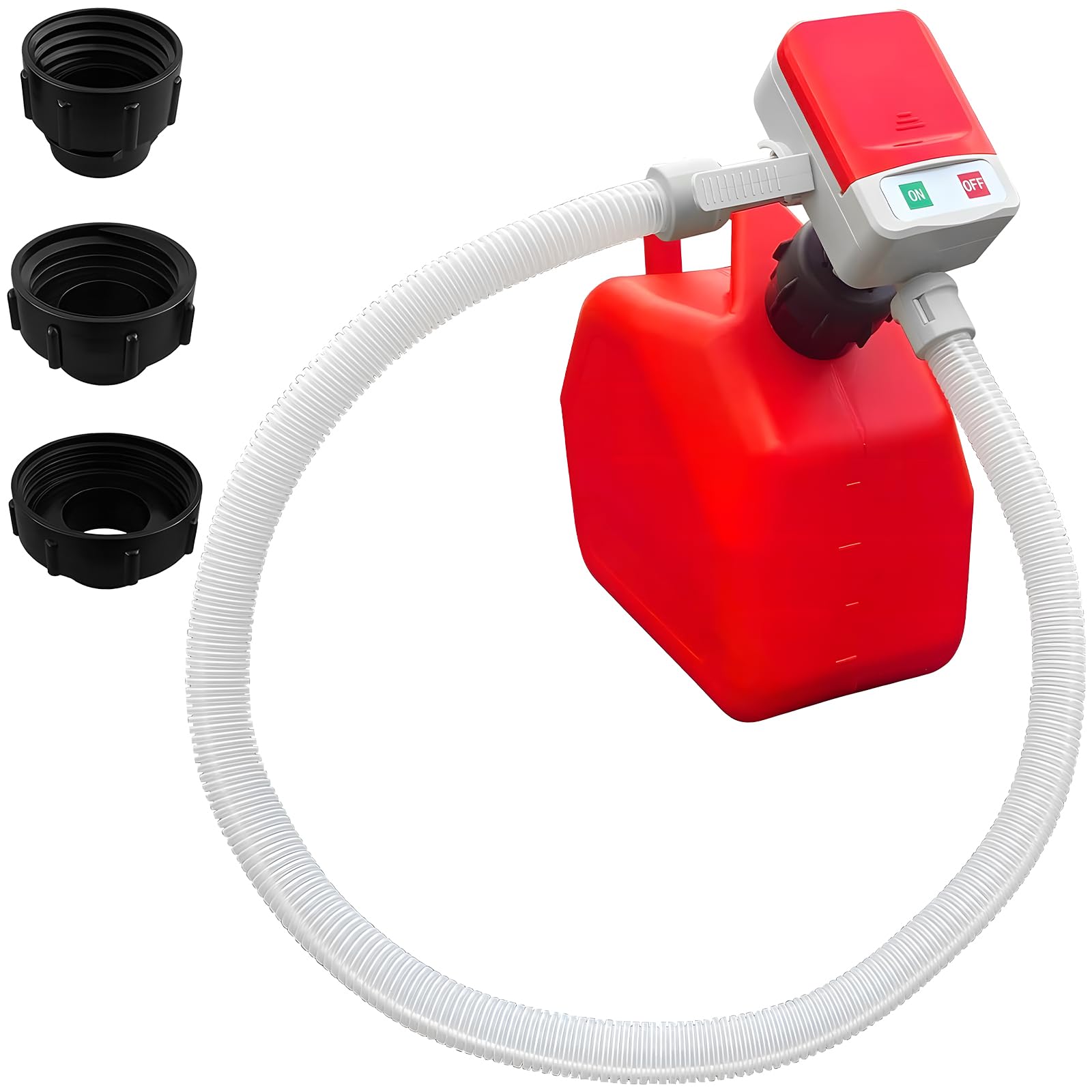HYQNG Portable Fuel Transfer Pump With Auto-stop Sensor, 3.1