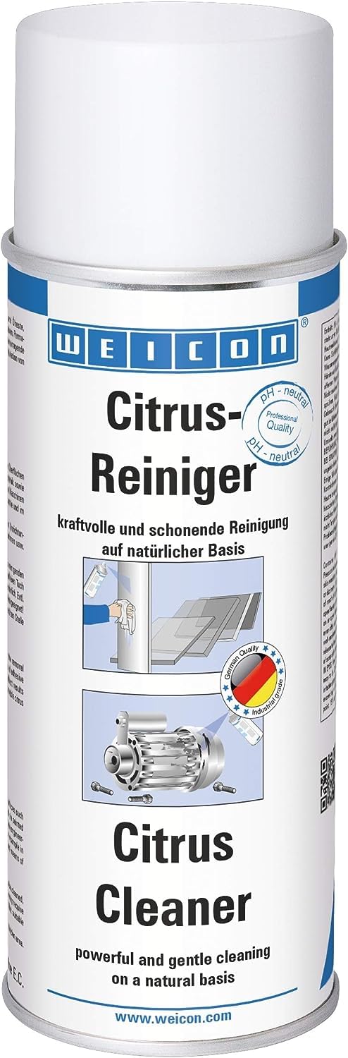 WEICON Citrusreiniger, 400 ml, Universalreiniger, entfernt Fett, Öl, Schmutz, Schmierstoffe & Klebereste, Citrus-Geruch