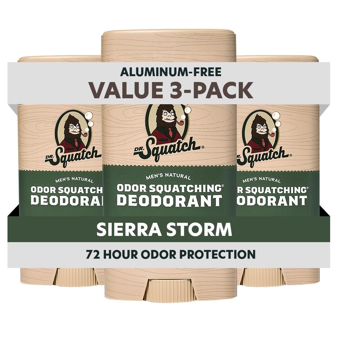 Dr. Squatch Natural Men's Deodorant (3-Pack) -19 Dr. Squatch Natural Men's Deodorant (3-Pack) -19