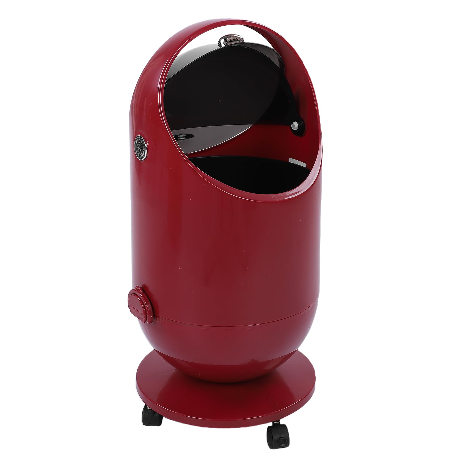 Pojemnik na śmieci z pokrywą, 15L Stylowe Przechowywanie (Red)