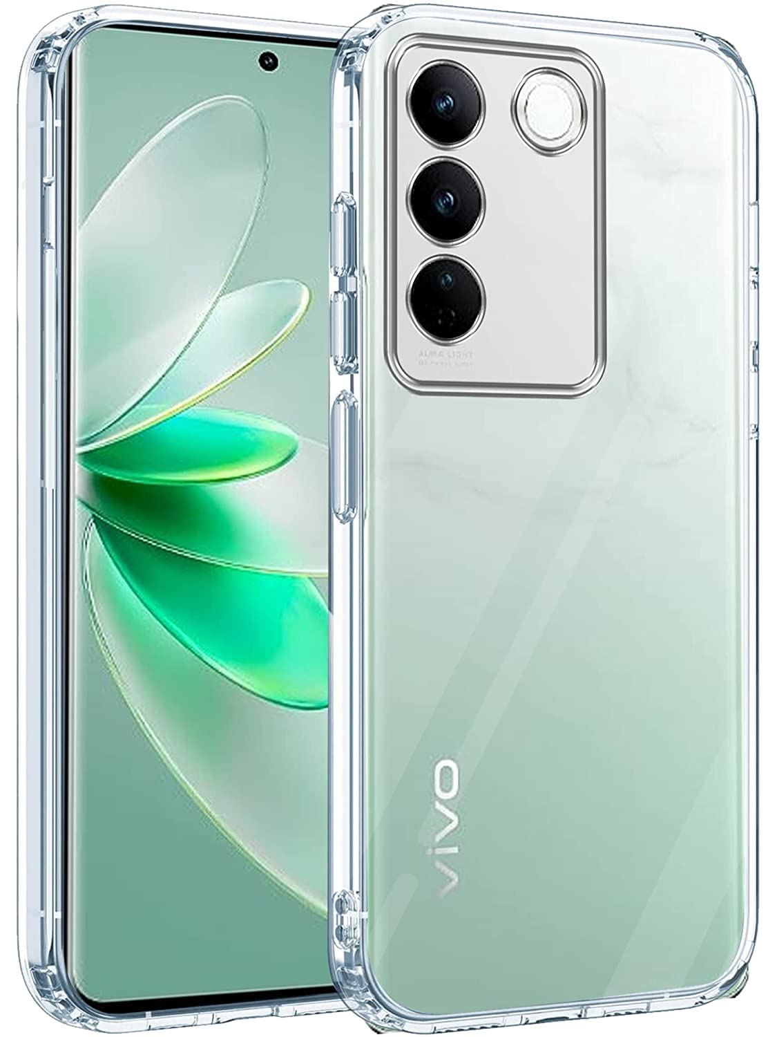 Etechnic Back Cover for Vivo V27 5G Back Cover | Slim Soft Back Case for Vivo V27 5G (Transparent) (B0C42NPMJX) Amazon Price History, Amazon Price Tracker