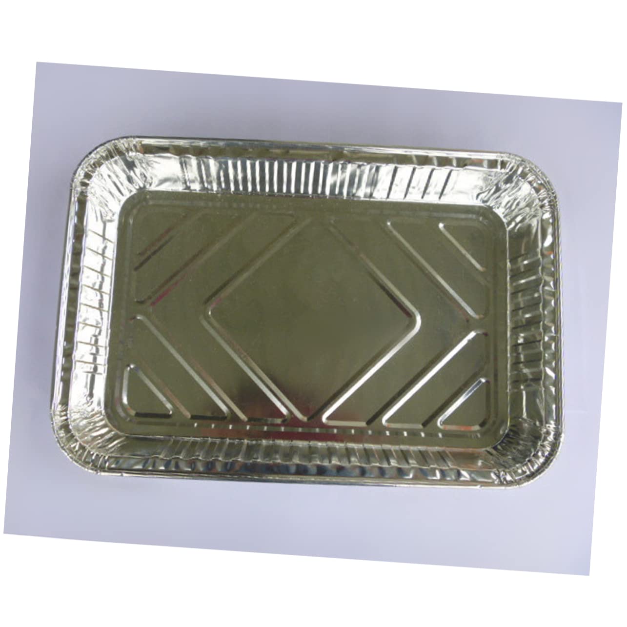 MAGICLULU Vaschette Alluminio per Barbecue USA e Getta, Set 10 Pezzi | Argento, Stagnola per Raccolta Grasso, Manutenzione Griglia, Cottura Indiretta