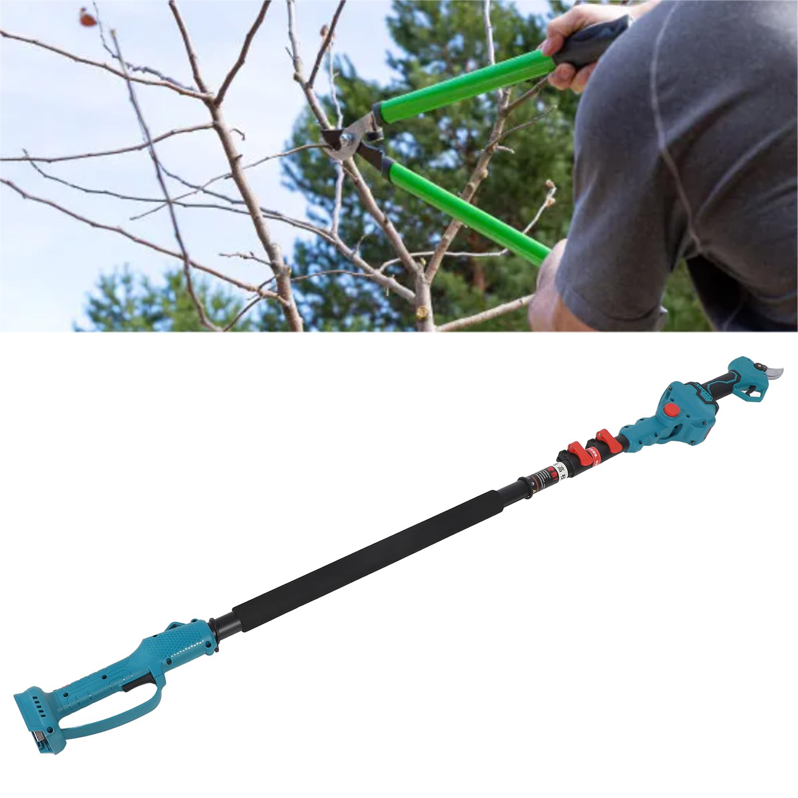 Astschere Schneidet Effizient Bis zu 1,2 Zoll Große Äste für BL1830B BL1840B-, 21-V-Lithiumbatteriebetriebene Elektrische Gartenschere für Gärtner