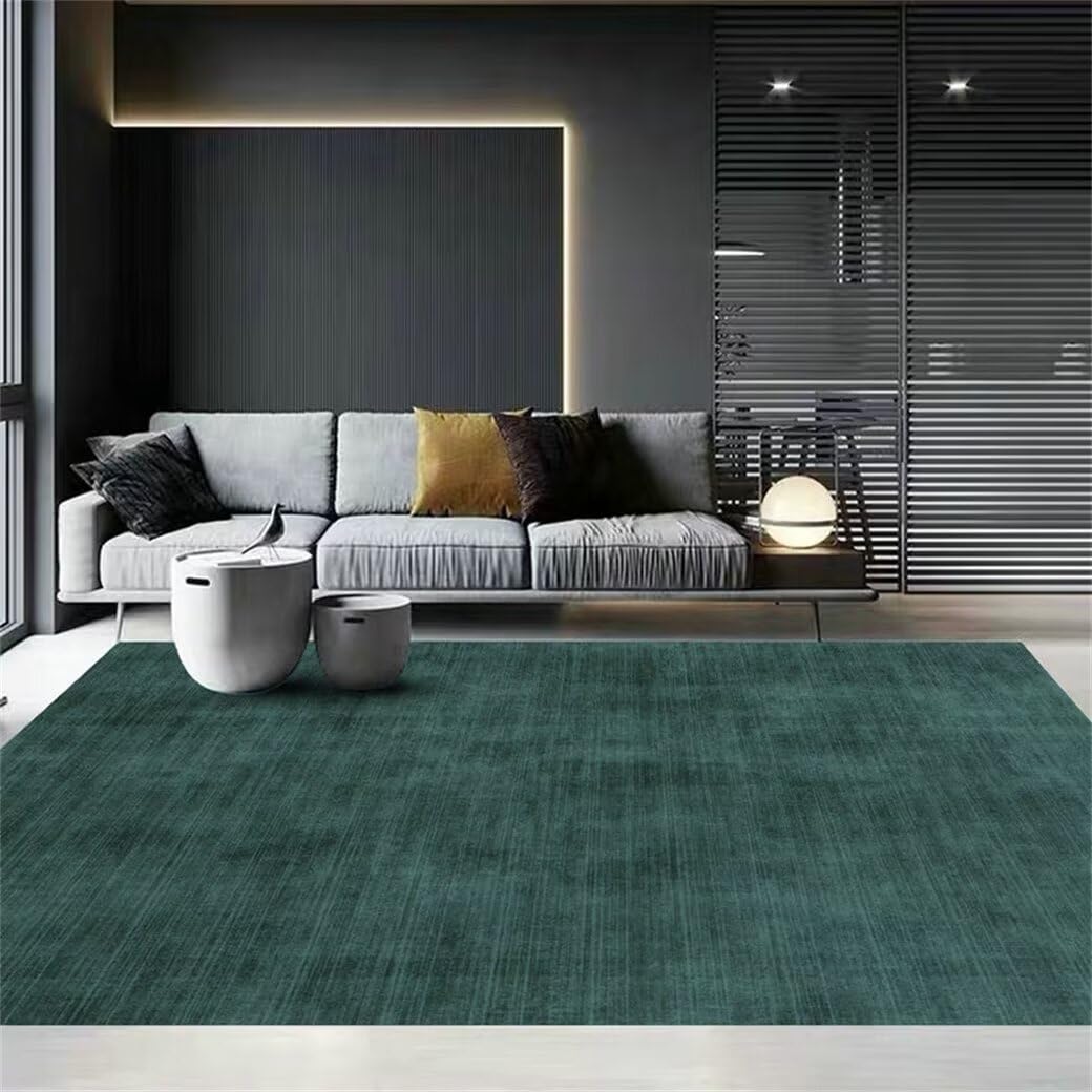 Moquette intérieure salon verte 50x150cm et tapis couloir design vinyl moderne