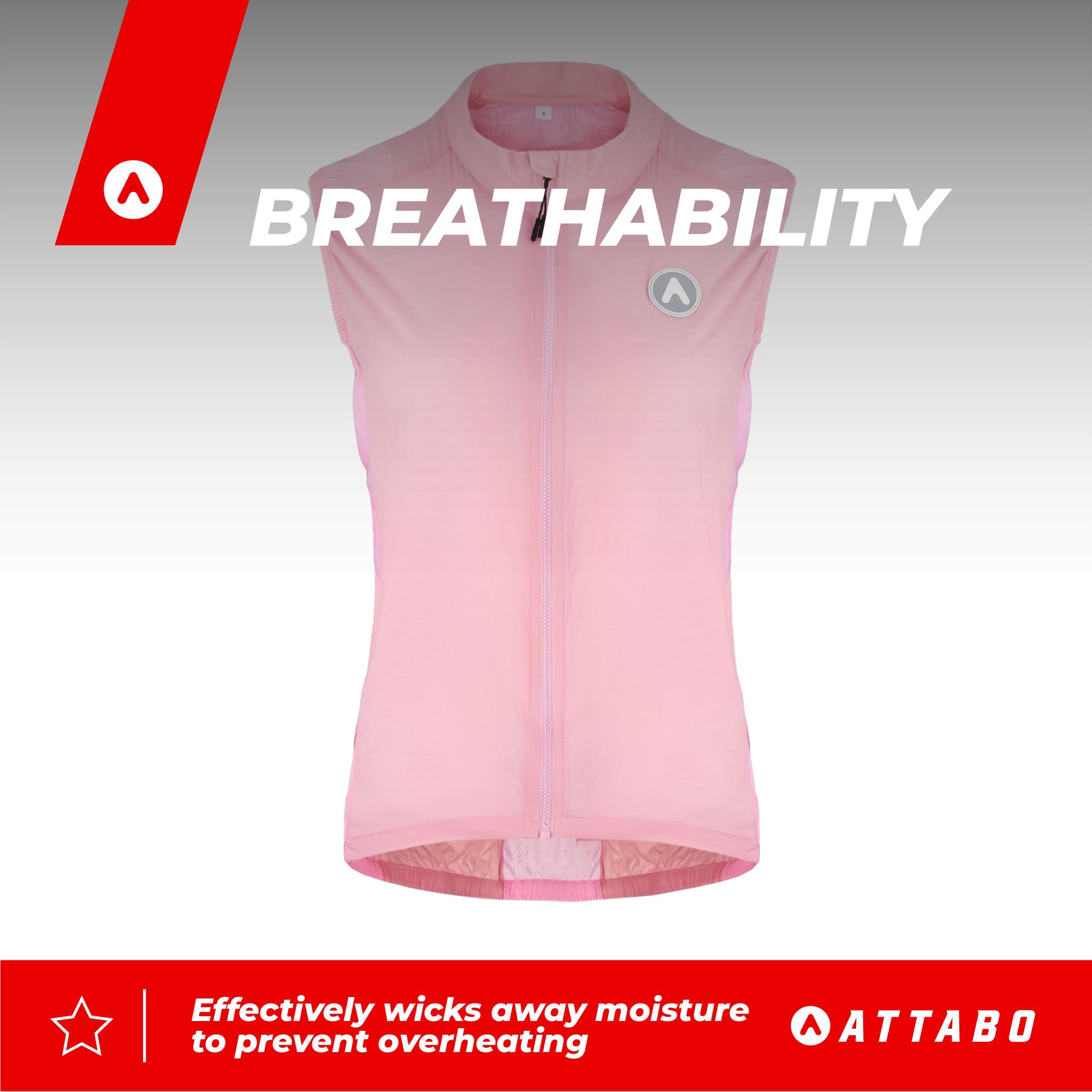 ATTABO Cahayo Vest Windproof Damen Funktionelle Weste