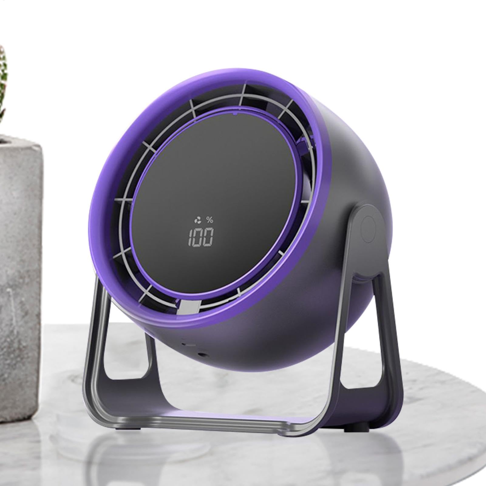 Ventilateur de table silencieux pour dormir sans chaleur avec batterie rechargeable
