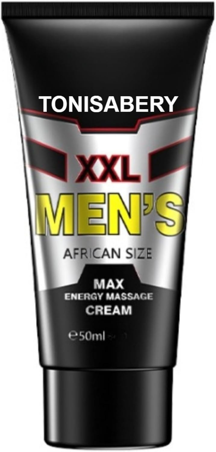 XXL Men's Enlarge Massage Cream, Natural Herbal Extract, 50ml Gel Natural Enlargement Formula, Male Enhancement Oil for Men, Body Oil-Gel for Private Part, Men's Re-Vitalize Enlargement Cream
