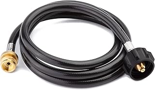 6FT Propane Adapter Hose, Propane Extension Hose Propane Refill Adapter Hose Propane Tank Adapter Hose 1lb to 20lb, Propane Conversion Hose QCC1/Type1 Converter Hose for 1lb Portable Appliance