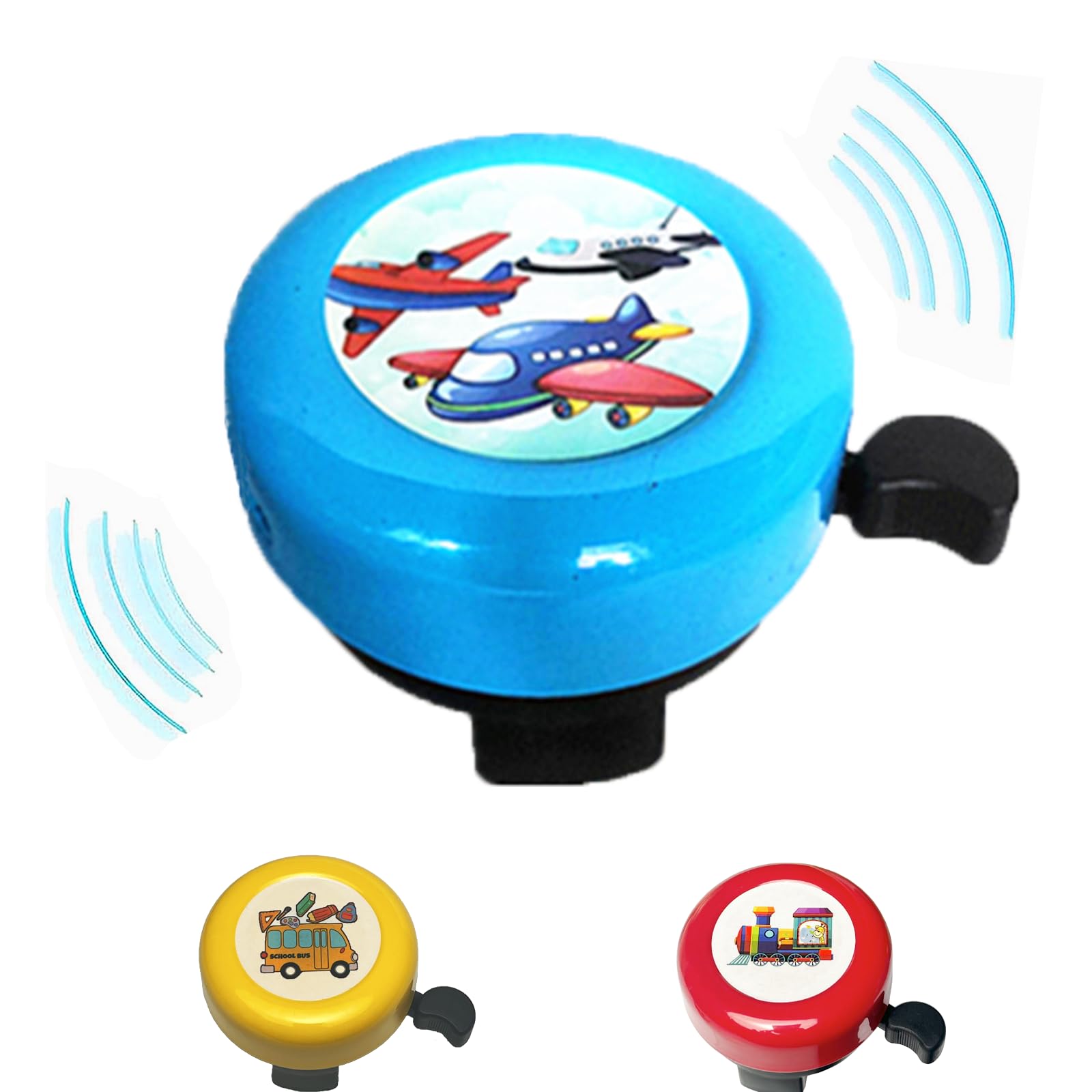 Campanello Per Bicicletta Bambini - 120 DB, Mini Campana Per Bici, Scooter, Triciclo, Design Carino, Adatto A Manubri 22-24 Mm - 7