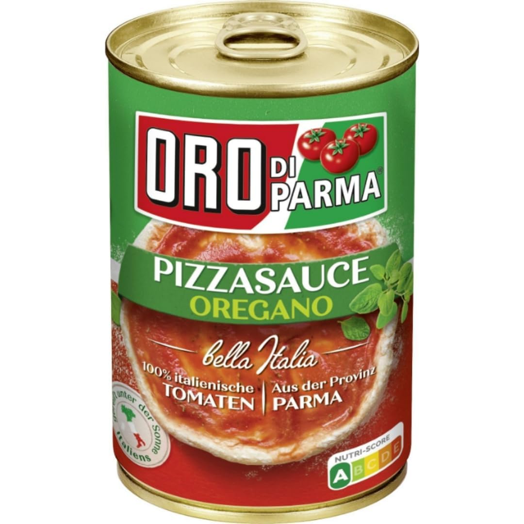 Mit Pufai Grocery, Oro di Parma Pizzasauce Oregano Pizzaboden Soße Sauce Pizza Soße 400 gramm x 6 STÜCK