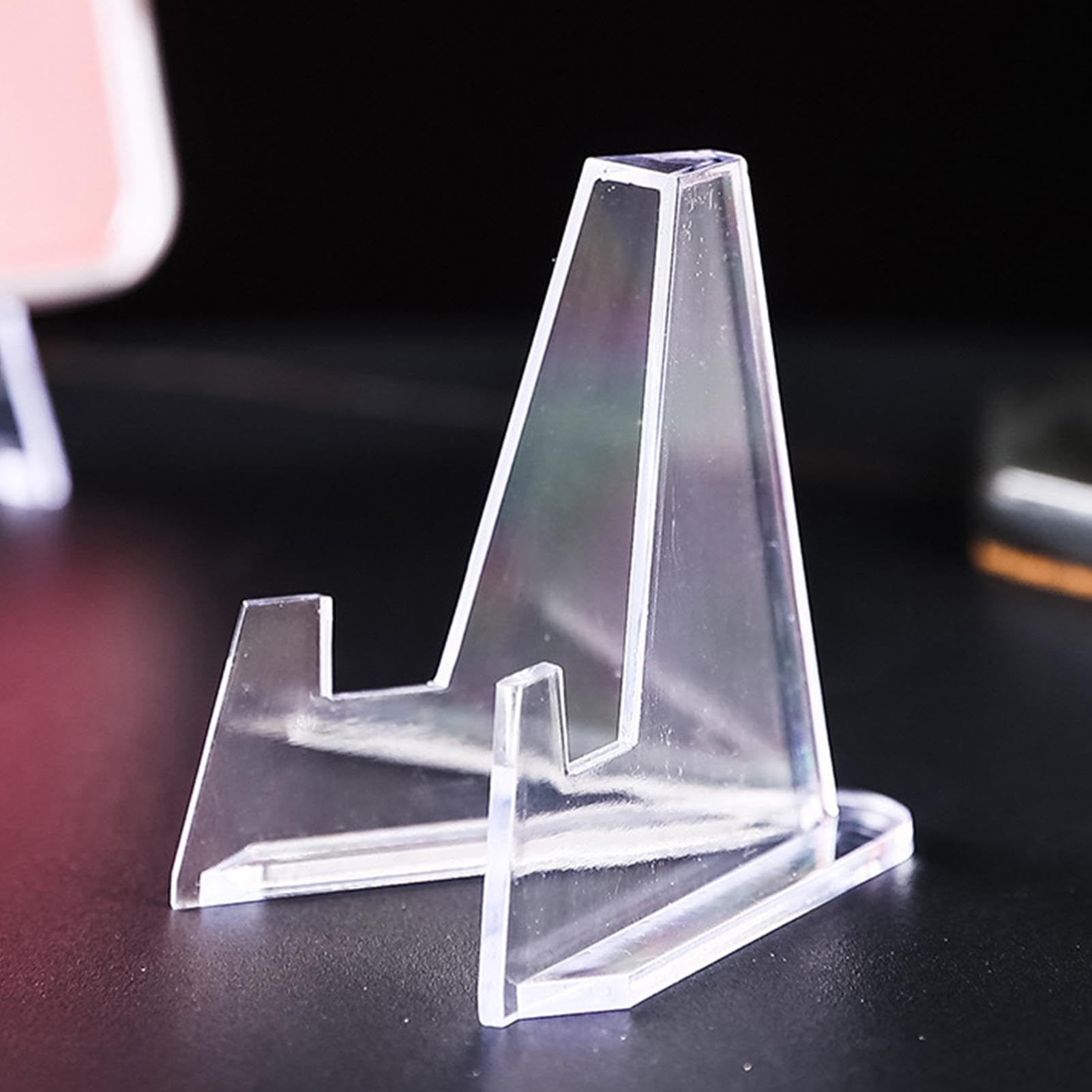 Supporti Espositori Per Monete - 15 Cavalletti Trasparenti In Acrilico Per Collezioni, Medaglie E Oggetti Da Collezione