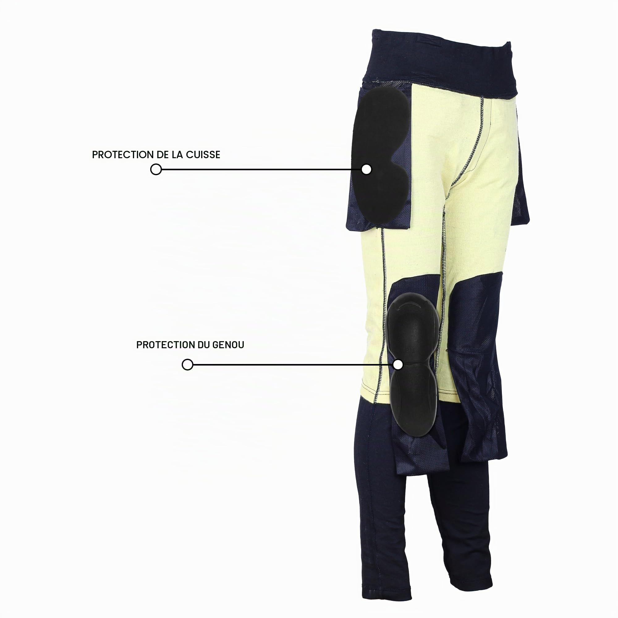 Bikers Gear Australie Legging de Moto doublé Kevlar avec Protection CE Amovible pour Femme