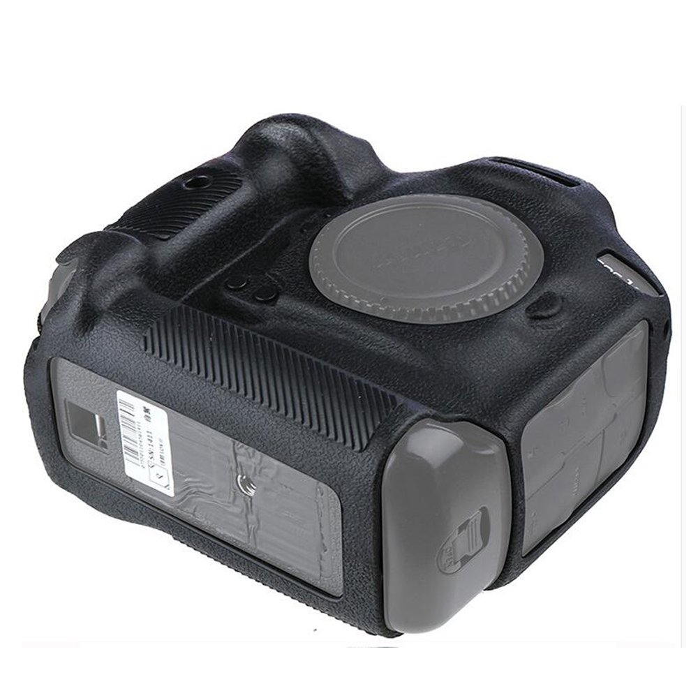 Market&YCY Custodia protettiva in silicone per fotocamera protettiva della fotocamera professionale, Per Canon 1DX II - Nero