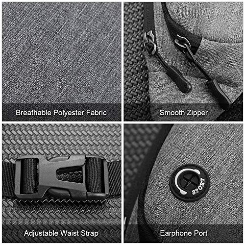 Bolsa de corrida, Romacci Bolsa de cintura para esportes ao ar livre Fanny Pack para homens e mulher