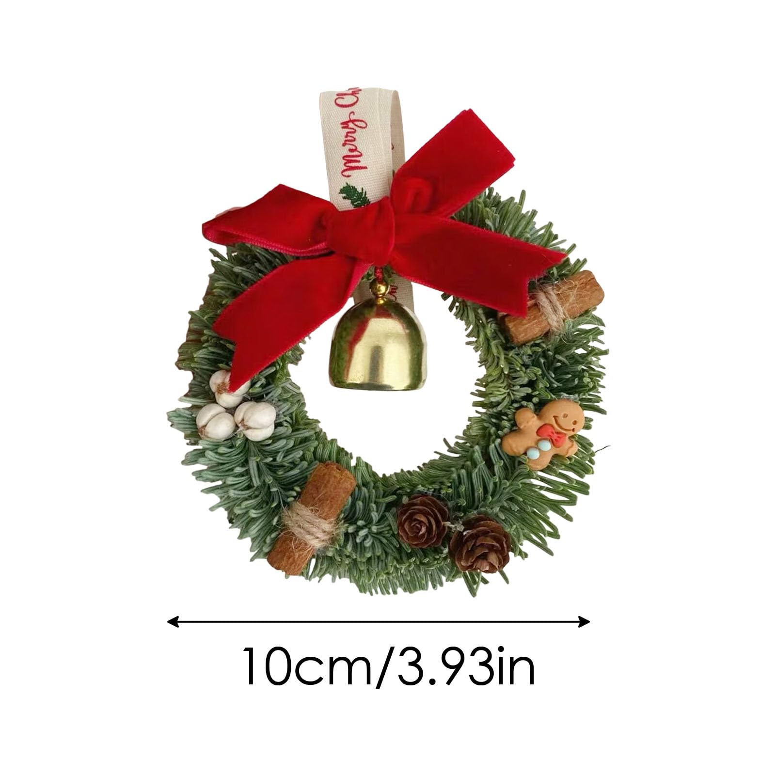 Amazon.co.jp: リボン付きクリスマスリース | クリスマス人工リースと