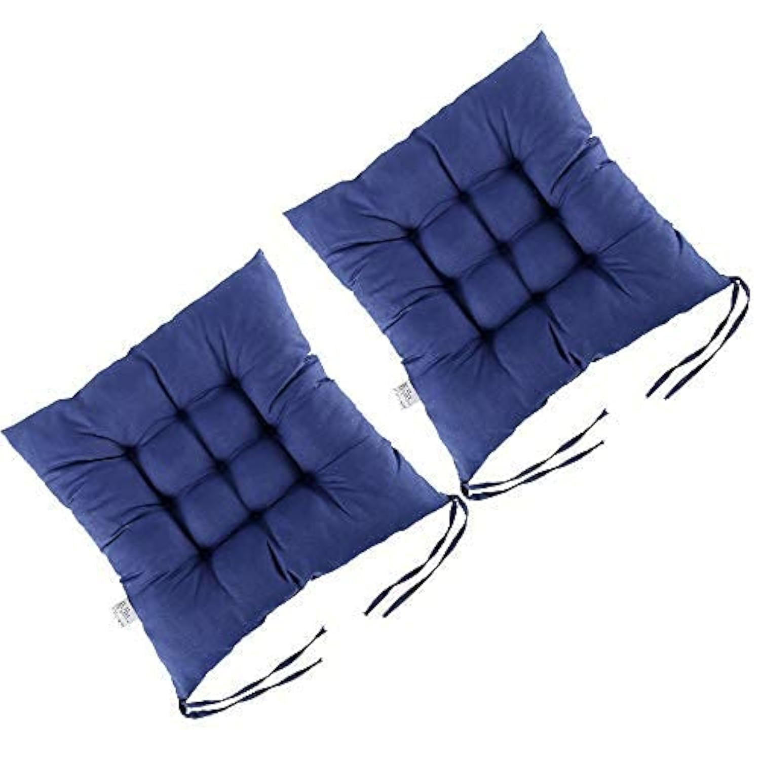 2 Pack Seat Pads Chair Cushion Premium Padded Chair Pad Soft Seat Sofa Cushion for Dining Chair Outdoor Garden,Office,Living Room 38 x 38 cm