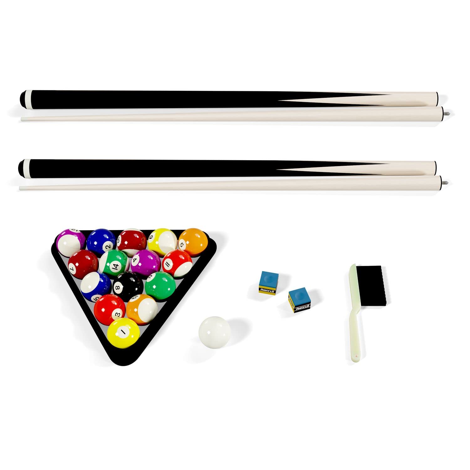 Billard Américain Blanc Convertible en Table à Manger -Style Industriel