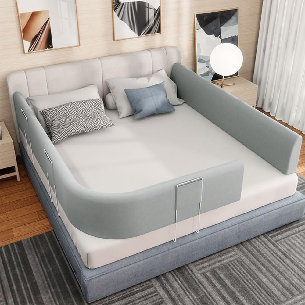 Amazon.co.jp: ESJNNK ベッドガード クッションベッドガード