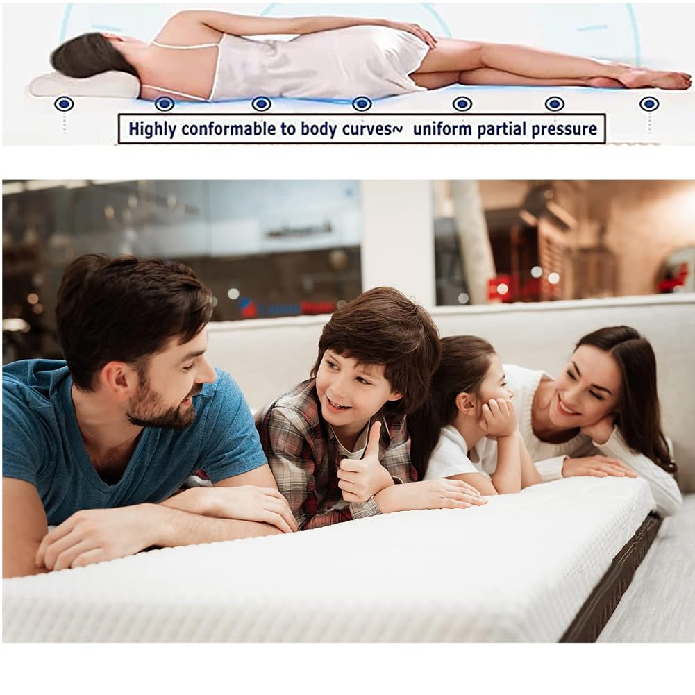 100% naturalny lateks materac o wysokiej elastyczności i kompresji hipoalergiczny oddychający rozmiar queen 160 x 200 cm (63 x 79 cali) ekologiczny przeciwroztoczowy wygodny sen