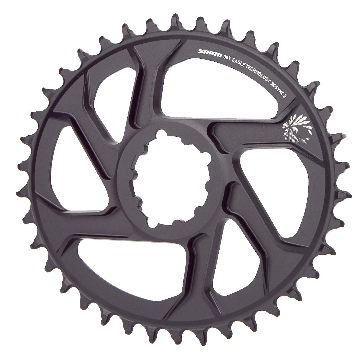SRAM X-Sync 2 Eagle 12-Speed Direct Mount Oval Chainring - Boost Black One Size