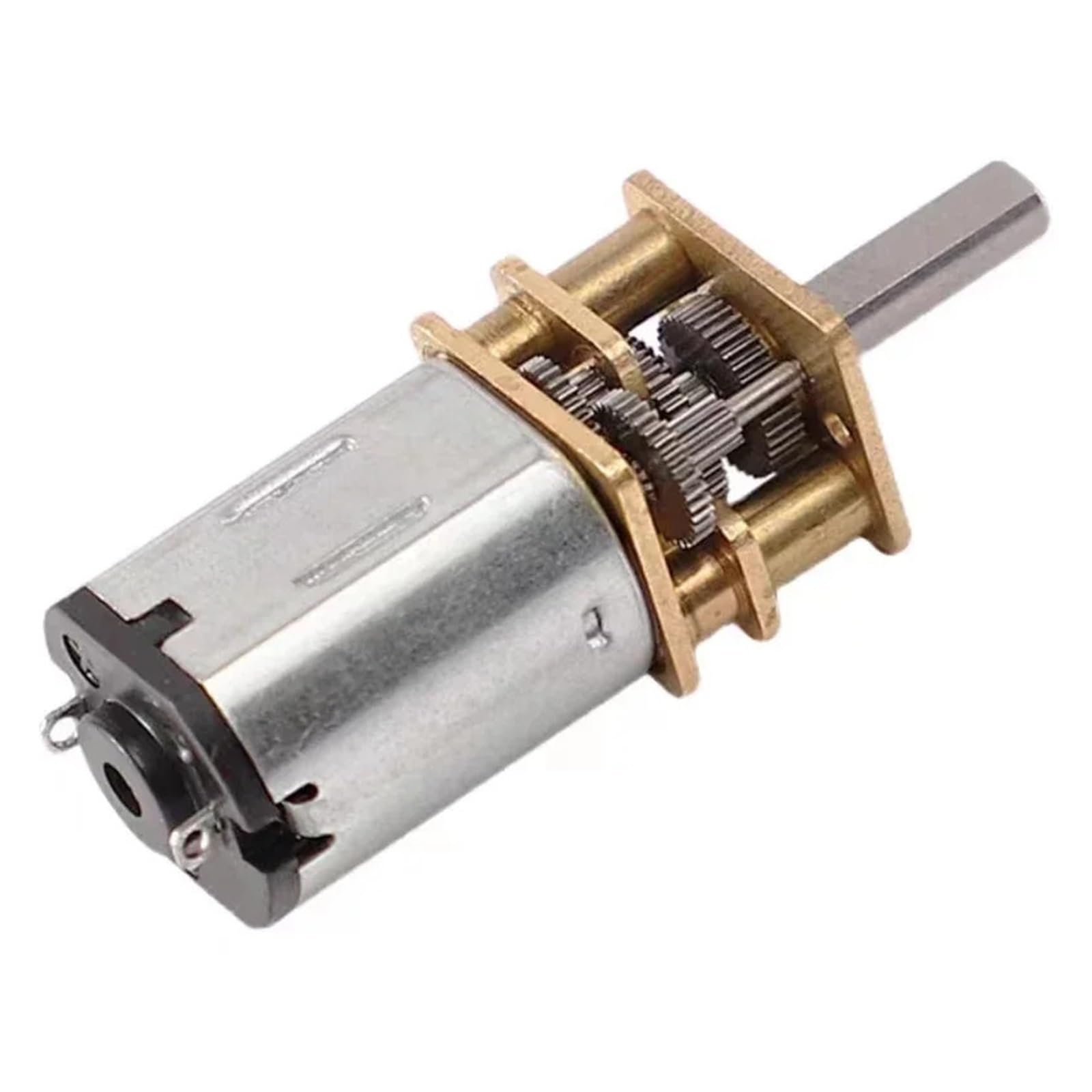 GJZIFGFWQ GA12-N20 DC 3V 6V 12V Motor Full Metal Gear Box Reduction 30RPM 50RPM 60RPM 150RPM 200RPM 300RPM 600RPM 1000RPM(12v,15rpm)