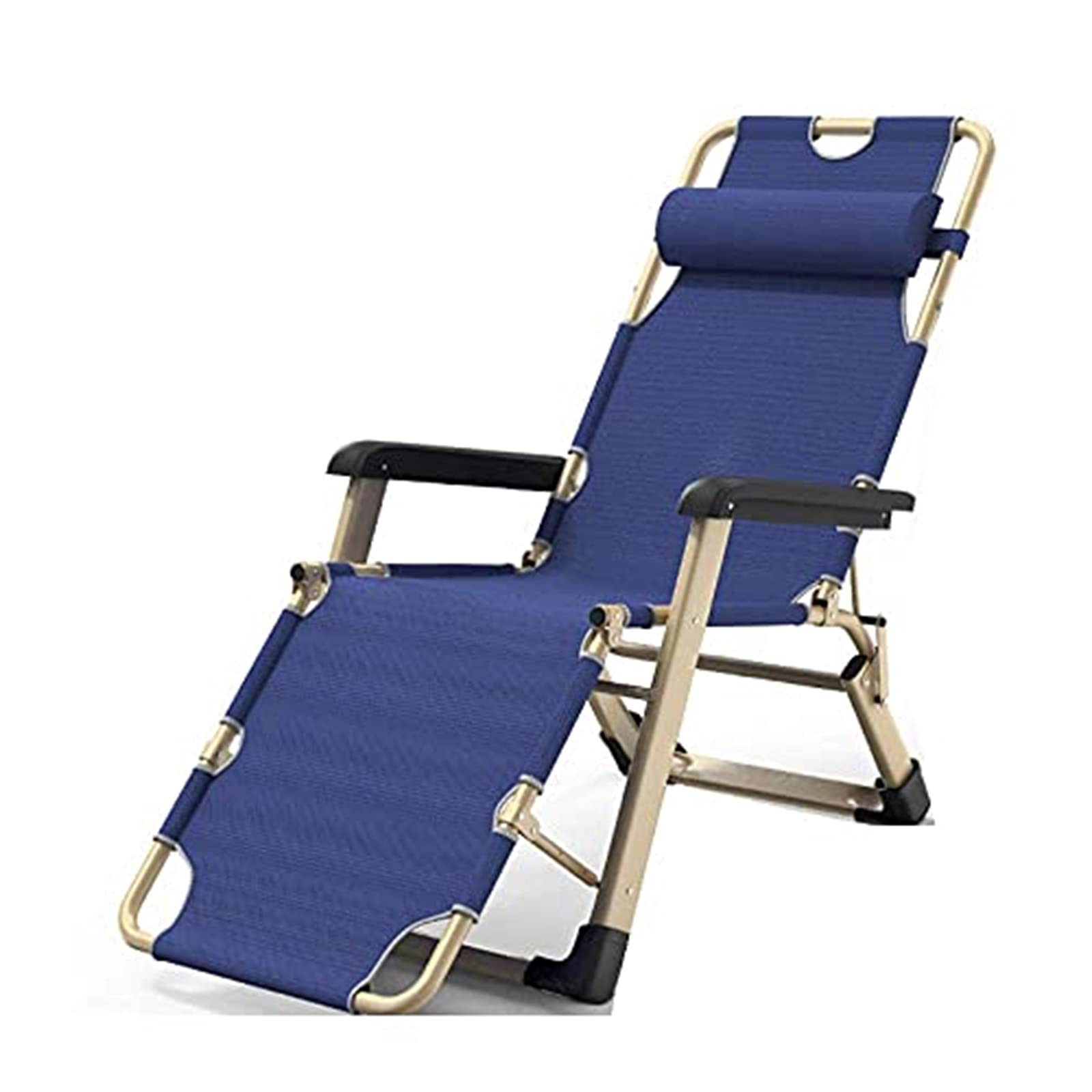 Chaise longue inclinable pliante pour relaxer le corps au jardin