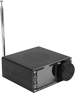 Receptor de Rádio de Banda Completa Com Carcaça de Liga de Alumínio Receptor de Rádio Portátil Com Tela Sensível Ao Toque Colorida de 2,4 Polegadas para Interfaces