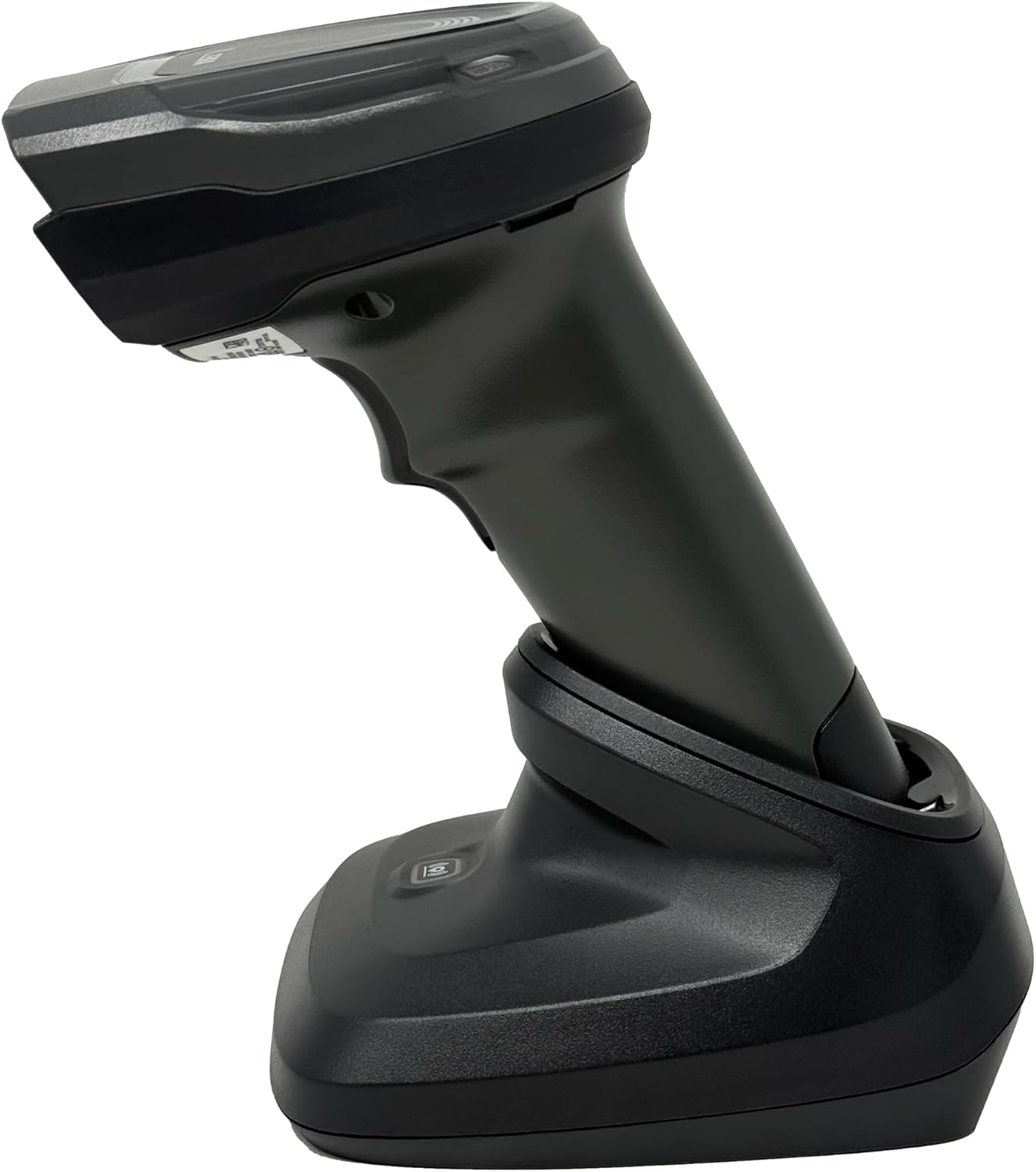 Zebra DS8178 Wireless Barcode Scanner docked in its cradle