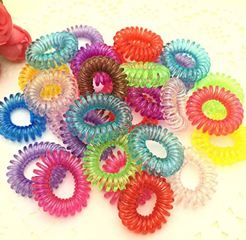 Leisial, 100 pezzi di elastici di gomma, a forma