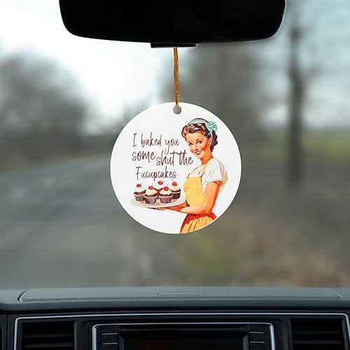 Miniatura 4 de Adornos divertidos – Retro Fuckupcakes – Regalo retro novedoso para adultos, intercambio de elefantes blancos, compañeros de trabajo y divertida