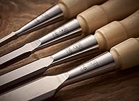 Vista 10 de Stanley 1-16-791 Juego de cinceles Sweetheart (4 piezas), plata/marrón tostado