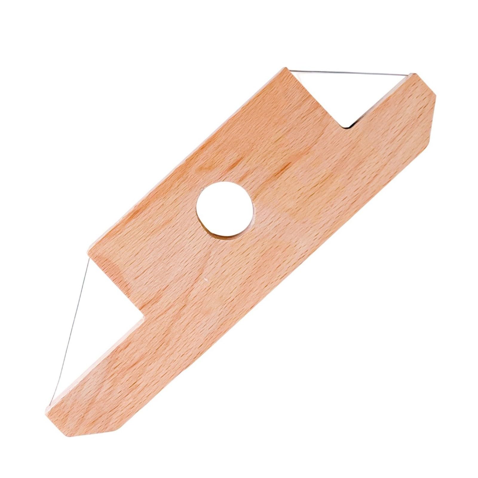 Snorvixre Ergonomic Wood Handle Steel Clay Sculpting Tool for Pottery Enthusiasts Cutting Crafting Accessory Wood Steel Tool