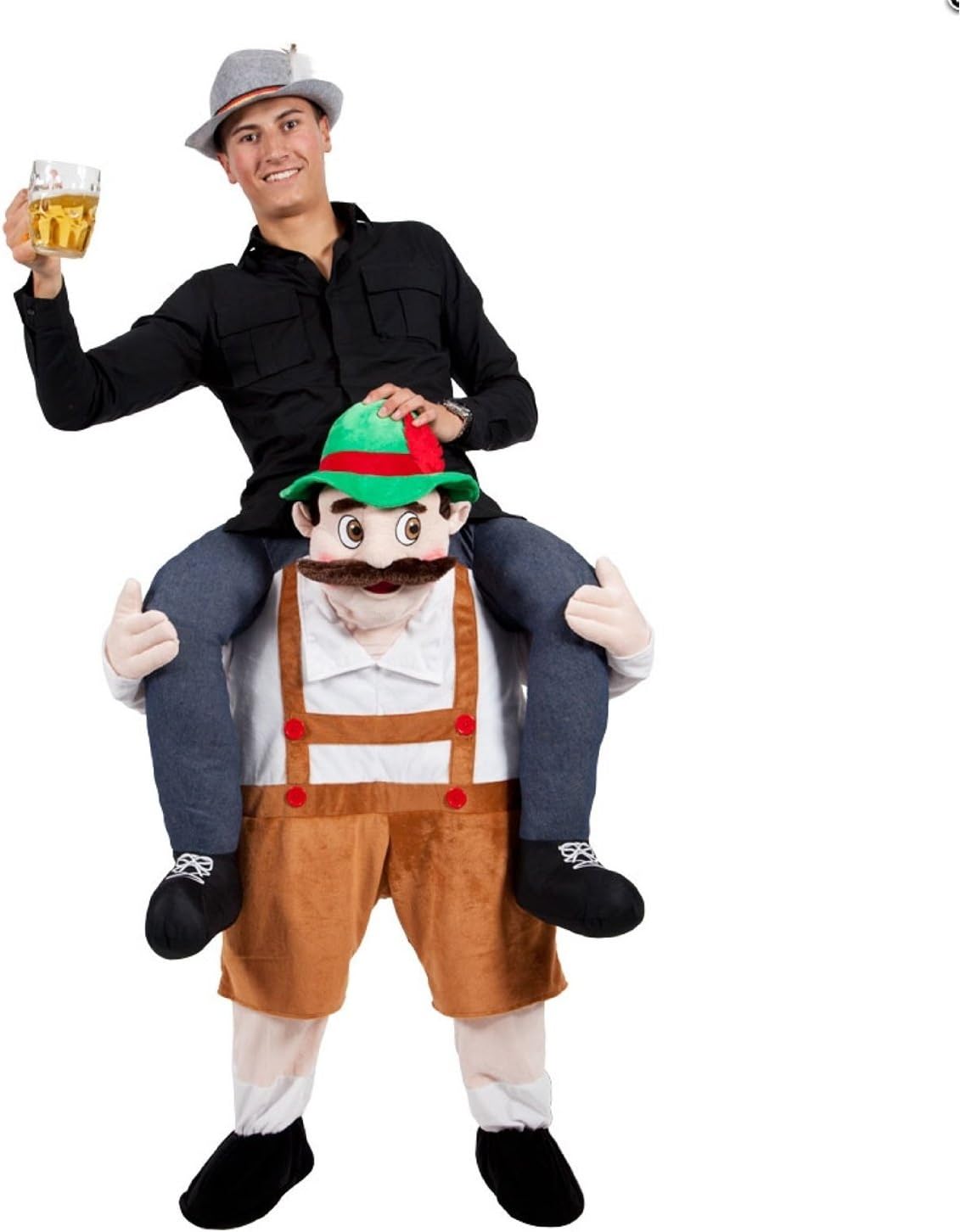 To.beone German Bavarian Oktoberfest Costume October Festival Beer costume Men Lederhosen Outfit