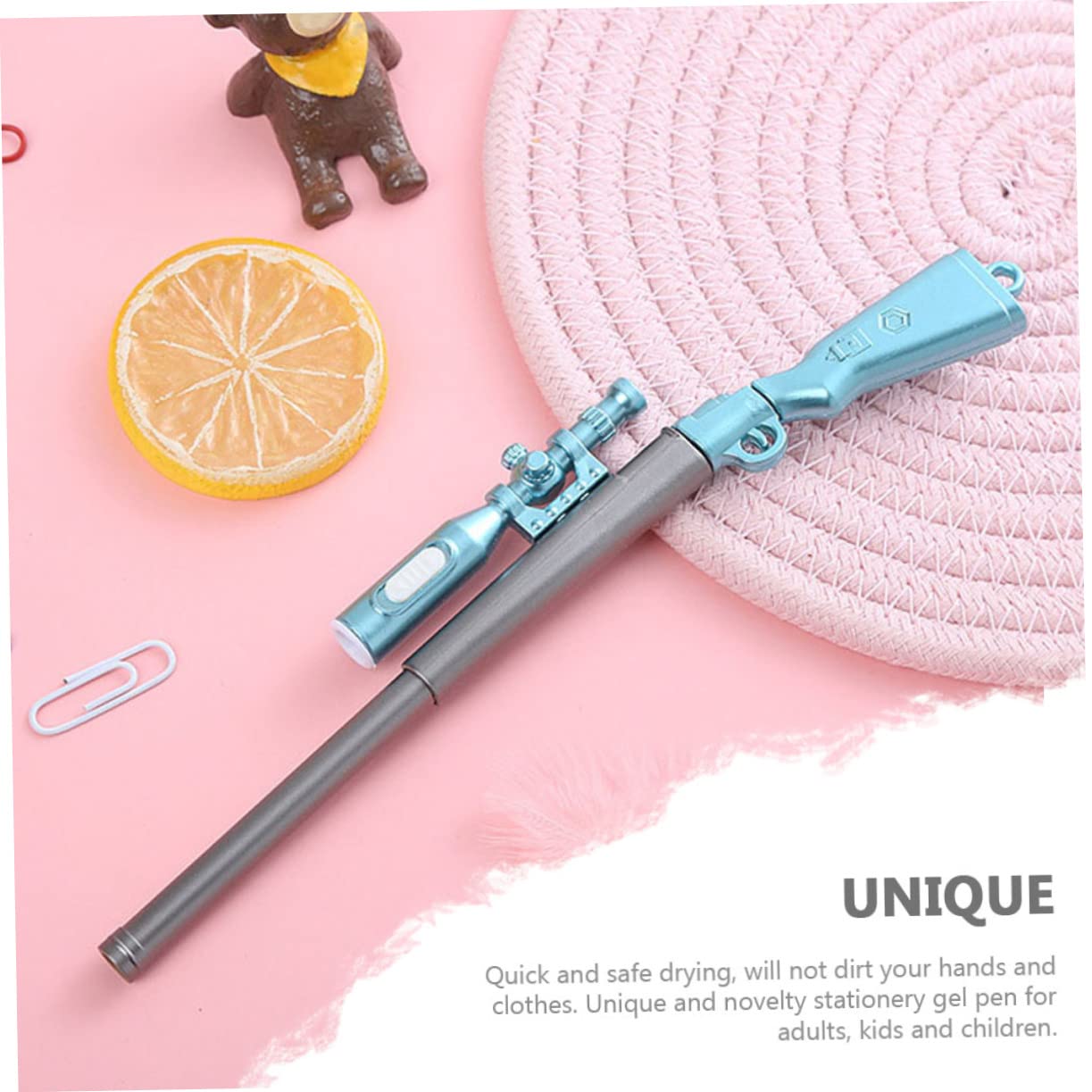 OSALADI 4 Set Penne Gel Luminescenti Multi Per Studenti Design Adorabile Per Scrittura E Ufficio 6 Pezzi * 4