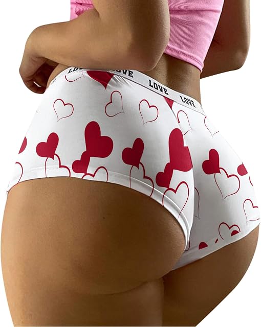 Character Underwear Women Ladies Character Knickers Briefs Womens Microfibre Briefs Womens Underware Female Cotton cotton shorts for women Black White Knickers Pack