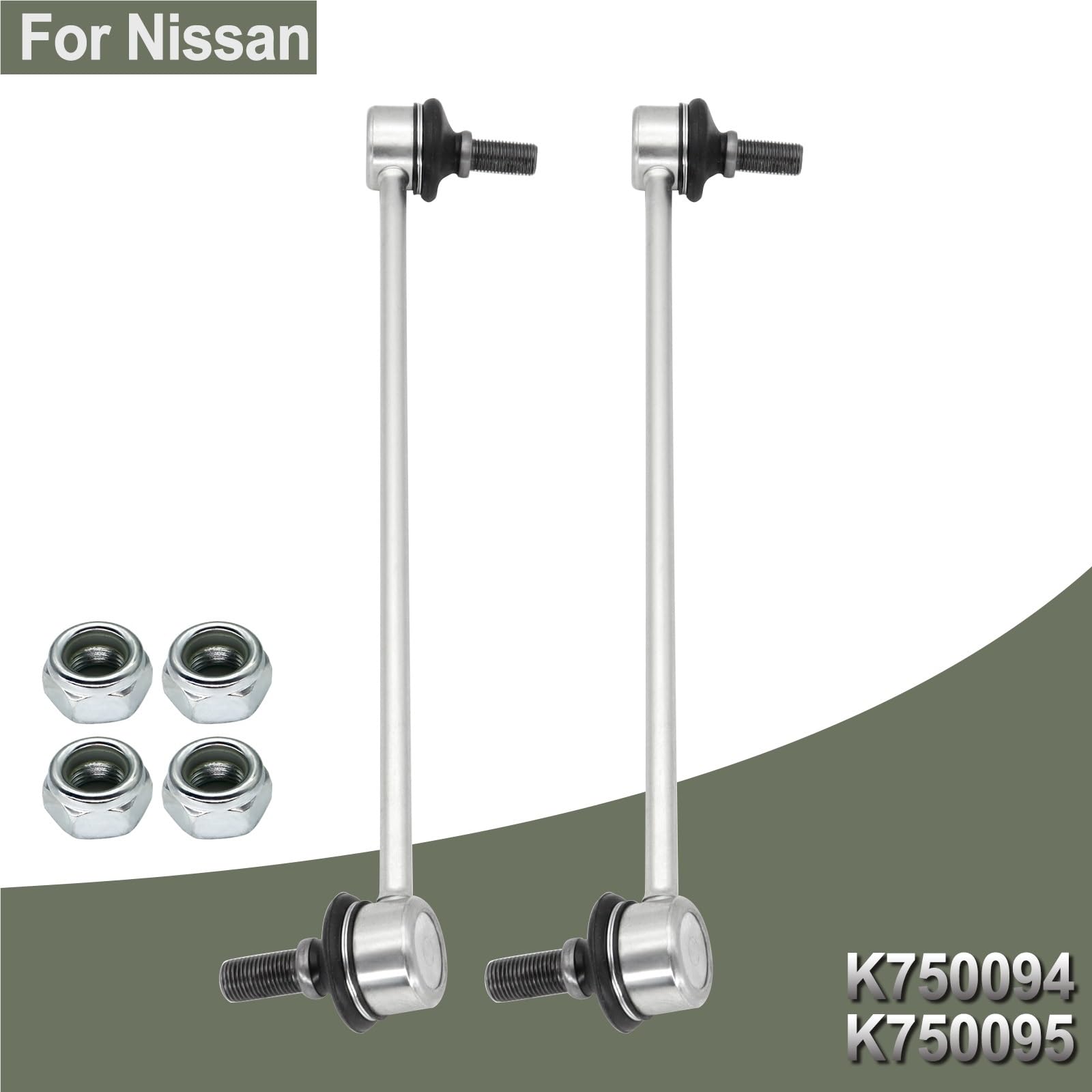 Przedni stabilizator łączniki drążka stabilizatora para pasuje do Nissan Qashqai Altima Maxima Murano Rogue Infiniti Car Front Stabilizer Sway Bar