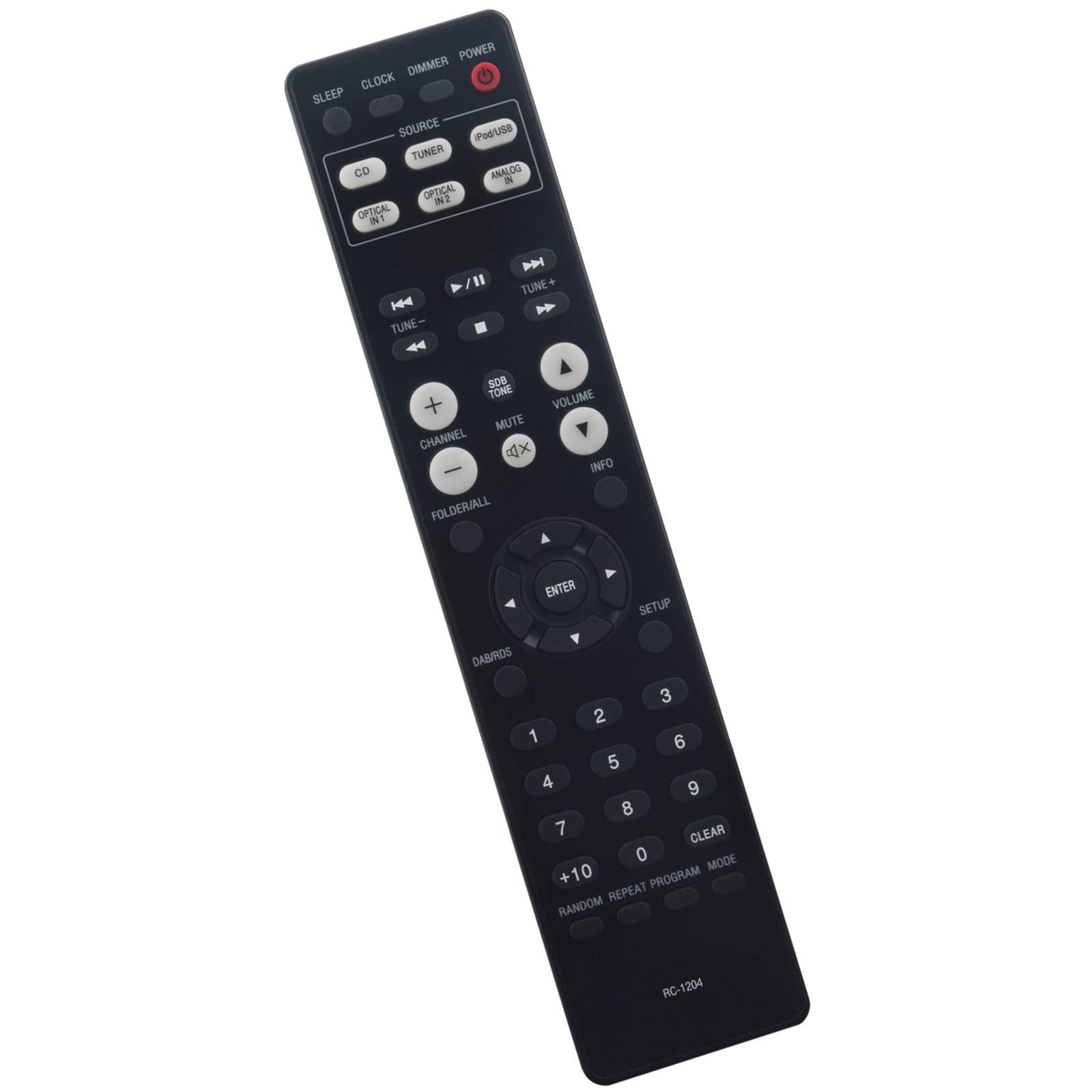 Amazon | RC-1204 交換用リモコン Denon CDレシーバー RCD-M39 RCD-M40