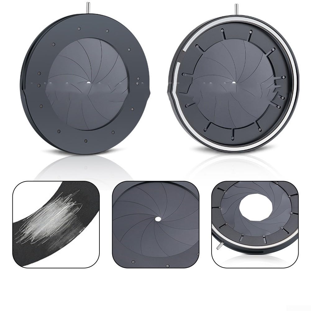 Diaphragme Iris mécanique haute performance pour microscopes et caméras à portée réglable