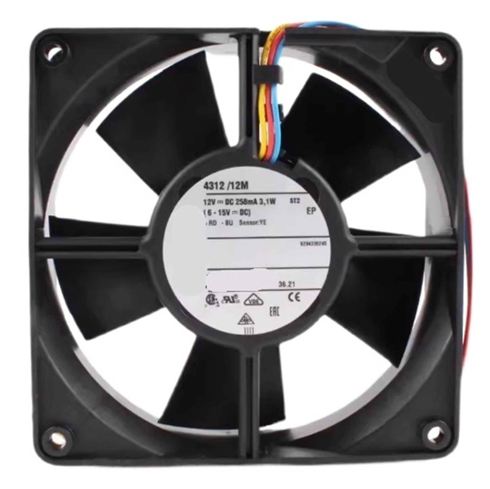 LZIKKGKI 4312/12M 12V 3.1W Cooling Fan